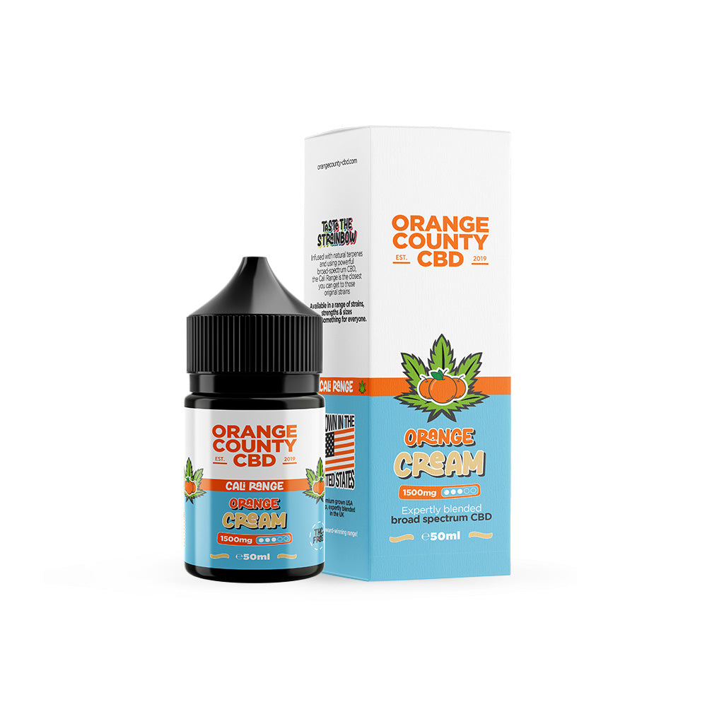 Orange County Cali Range CBD E-Liquid | Orange Cream