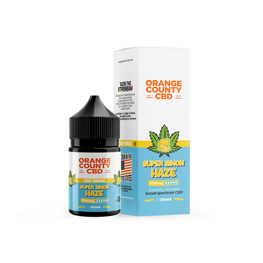 Orange County Cali Range CBD E-Liquid | Super Lemon Haze