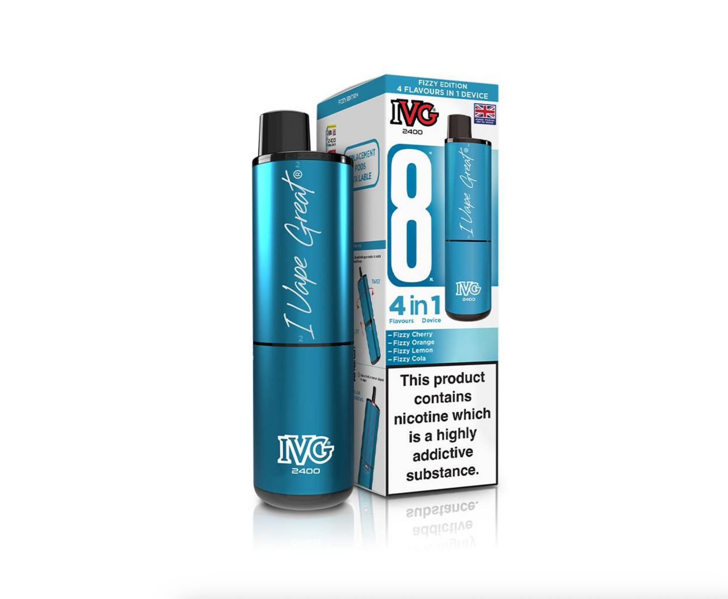 IVG 2400 Rechargeable Kit - Fizzy Edition