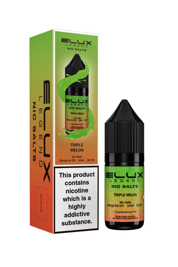 Elux Legend 10ml Nic Salt - Triple Melon