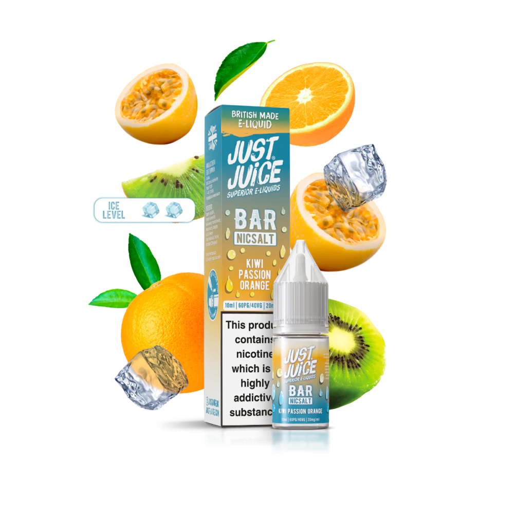 Just Juice Bar 10ml Nic Salt - Kiwi Passion Orange