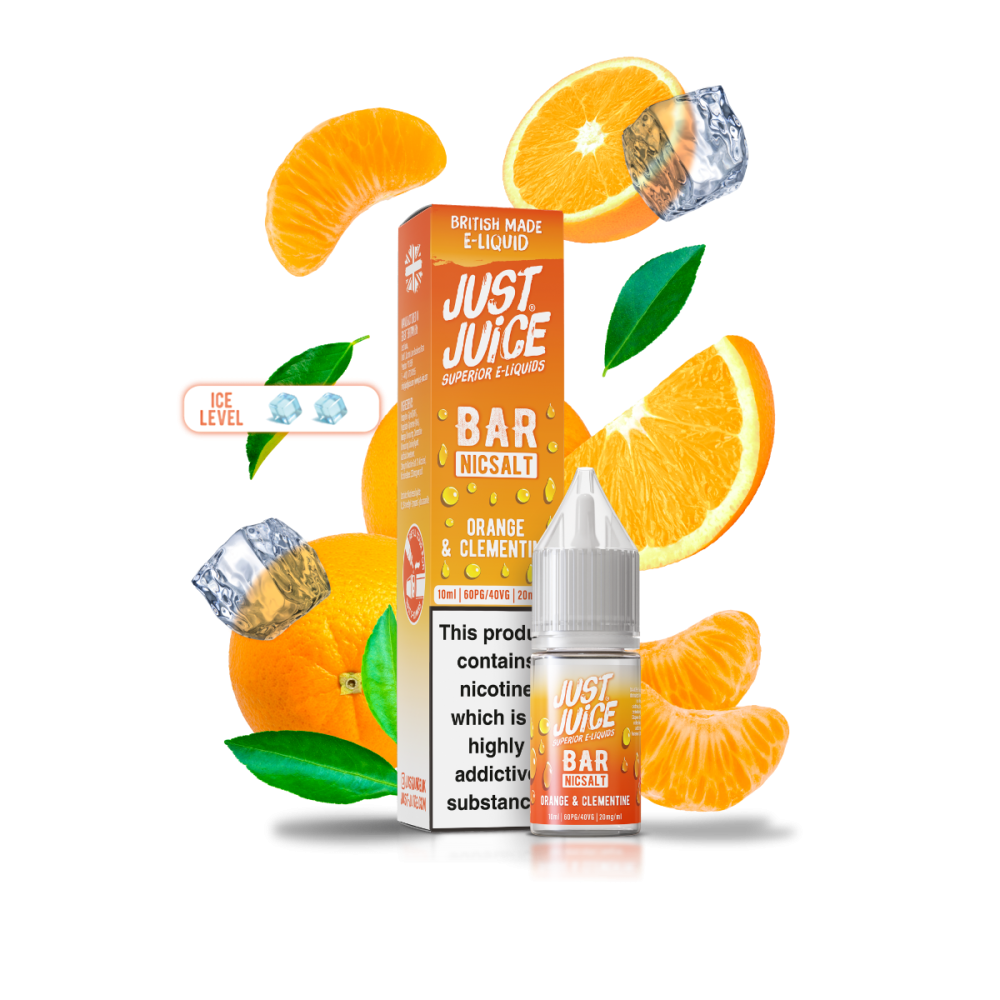 Just Juice Bar 10ml Nic Salt - Orange & Clementine