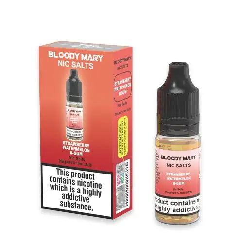 Bloody Mary Nic Salts - 20mg - Strawberry Watermelon Bubblegum