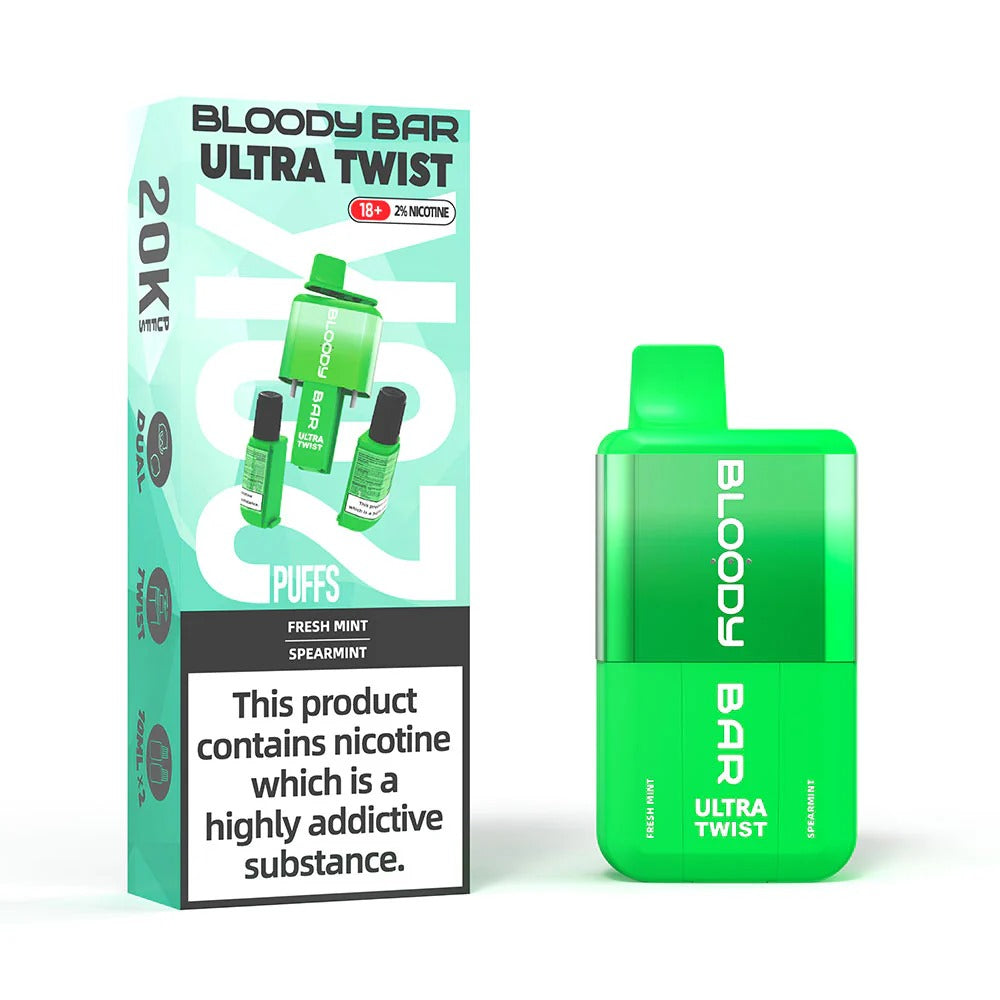 Bloody Bar Ultra Twist - Fresh Mint & Spearmint