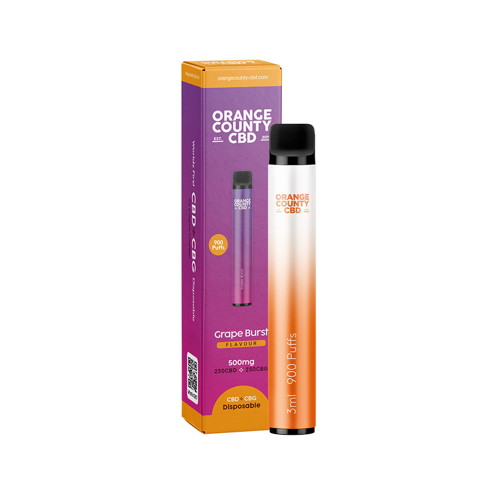 Orange County 500mg CBD/CBG | Grape Burst