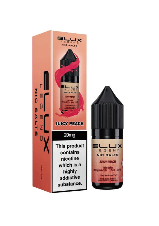 Elux Legend 10ml Nic Salt - Juicy Peach