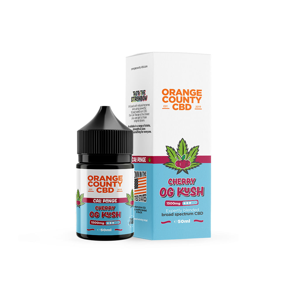 Orange County Cali Range CBD E-Liquid | Cherry OG Kush