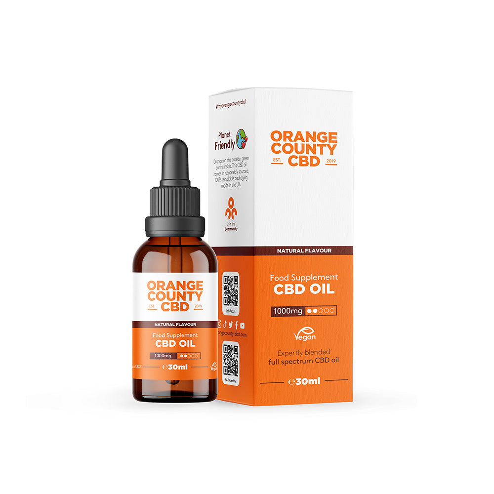 Orange County 30ml CBD Oils | 1000mg