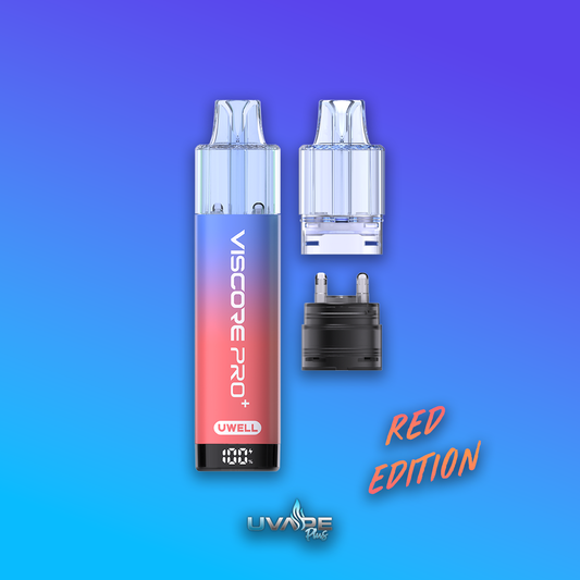 Uwell Viscore Pro+ 40K Prefilled Vape Kit - Red Edition