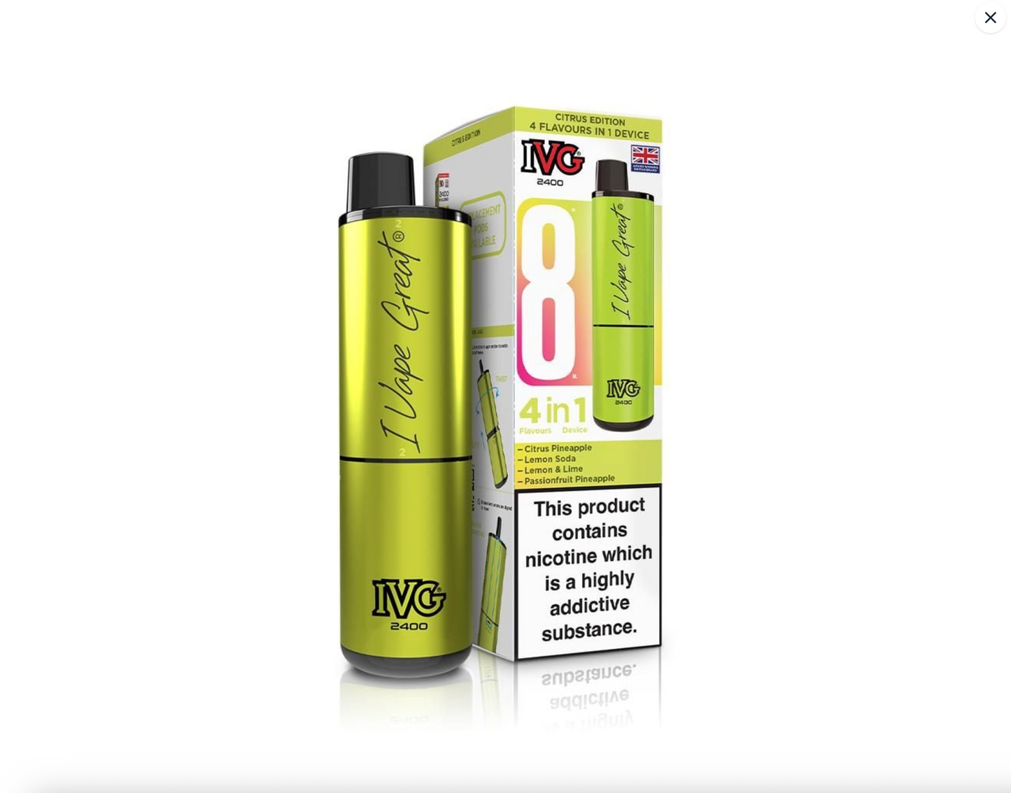 IVG 2400 Rechargeable Kit - Citrus Edition