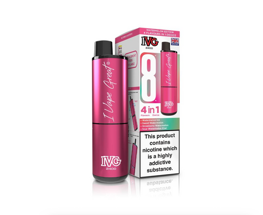 IVG 2400 Rechargeable Kit - Watermelon Edition