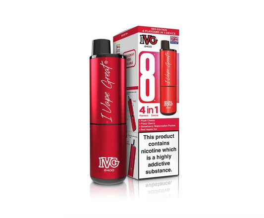 IVG 2400 Rechargeable Kit - Red Edition