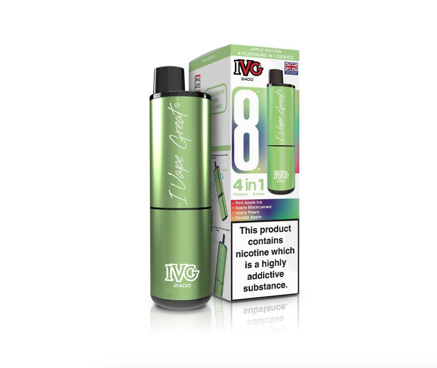 IVG 2400 Rechargeable Kit - Apple Edition