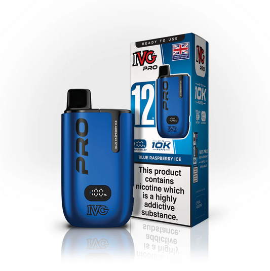 IVG Pro 12 Rechargable Kit - Blue Raspberry Ice