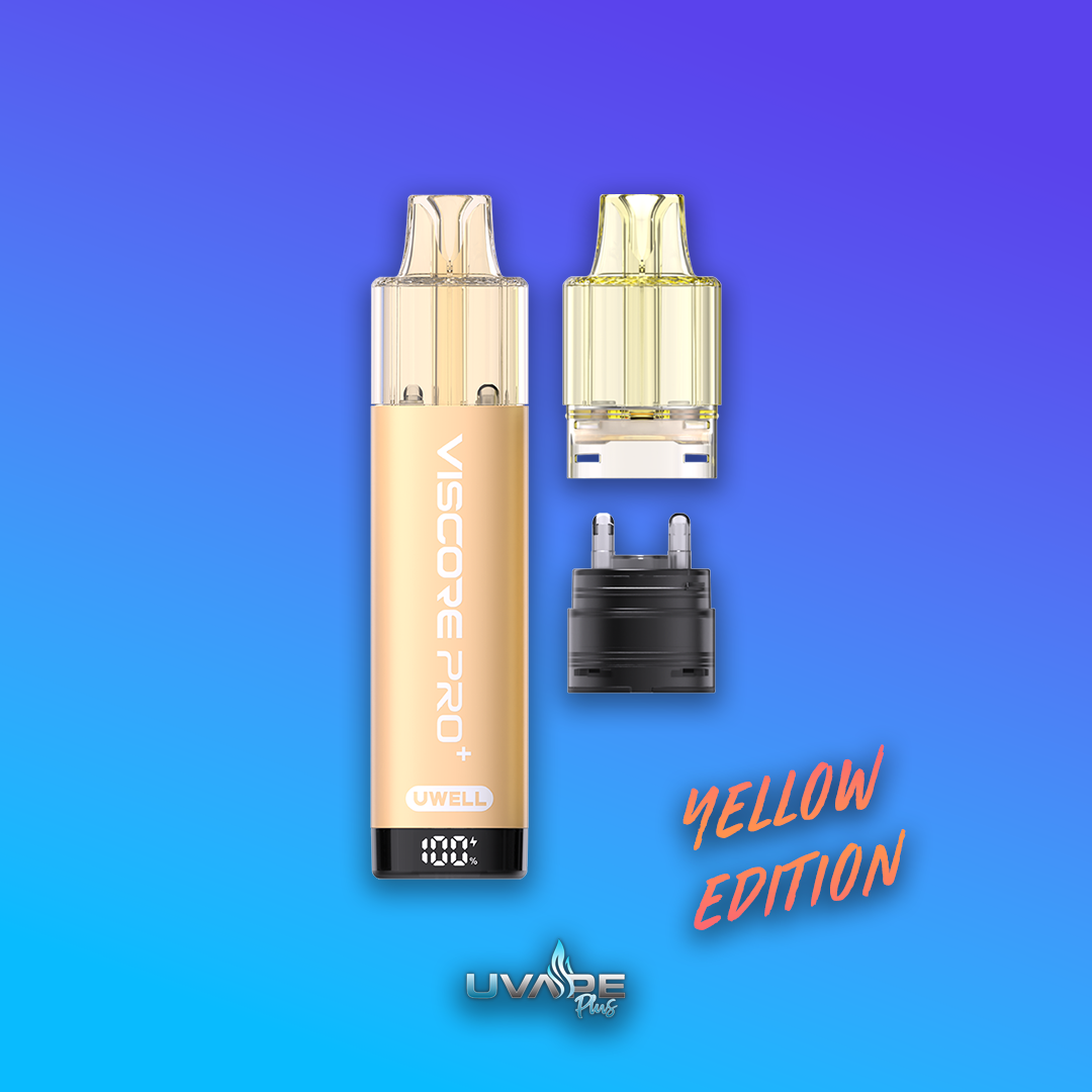 Uwell Viscore Pro+ 40K Prefilled Vape Kit - Yellow Edition