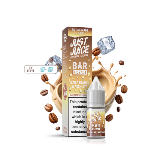 Just Juice Bar 10ml Nic Salt - Iced Caramel Macchiato
