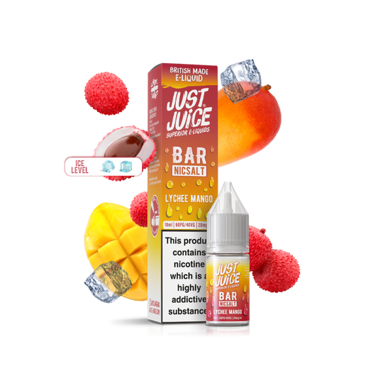 Just Juice Bar 10ml Nic Salt - Lychee Mango