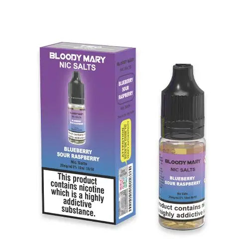 Bloody Mary Nic Salts - 20mg - Blueberry Sour Raspberry