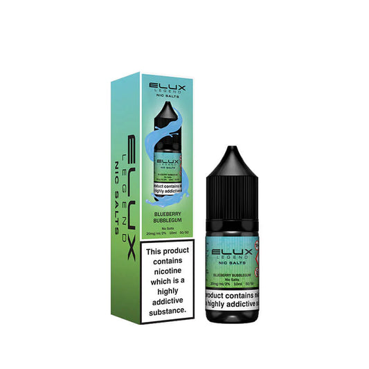 Elux Legend 10ml Nic Salt - Blueberry Bubblegum