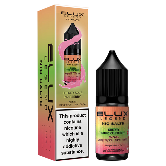 Elux Legend 10ml Nic Salt - Cherry Sour Raspberry