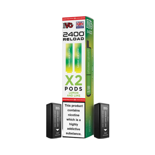 IVG 2400 Reload Pods - Lemon & Lime