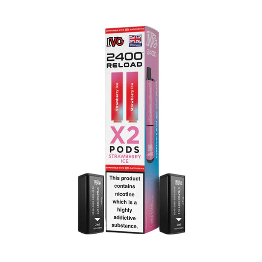 IVG 2400 Reload Pods - Strawberry Ice