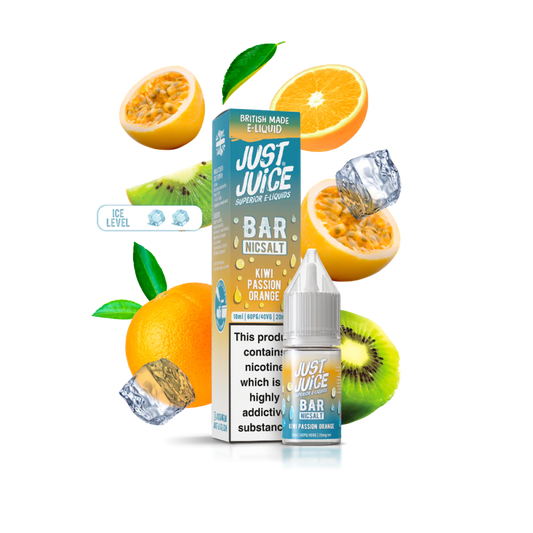 Just Juice Bar 10ml Nic Salt - Kiwi Passion Orange