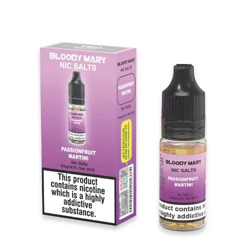 Bloody Mary Nic Salts - 20mg - Passionfruit Martini