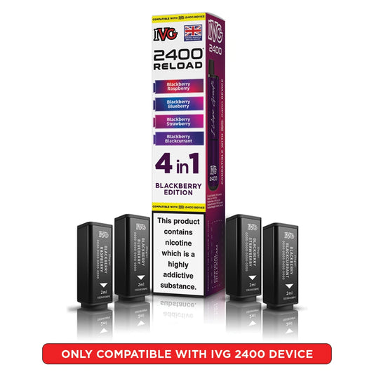 IVG 2400 Reload Pods - Blackberry Edition