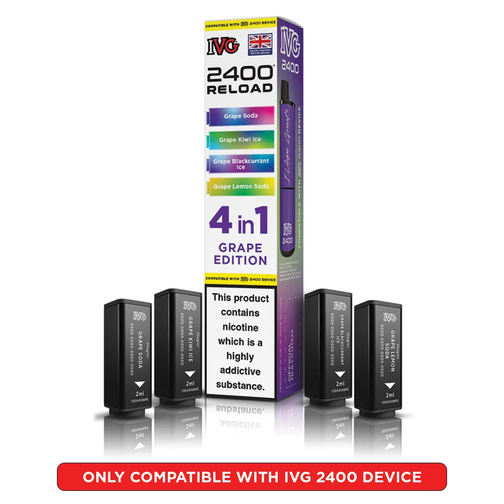 IVG 2400 Reload Pods - Grape Edition