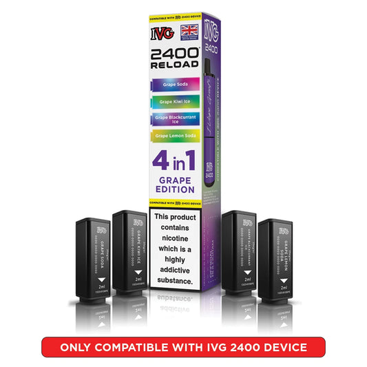 IVG 2400 Reload Pods - Grape Edition